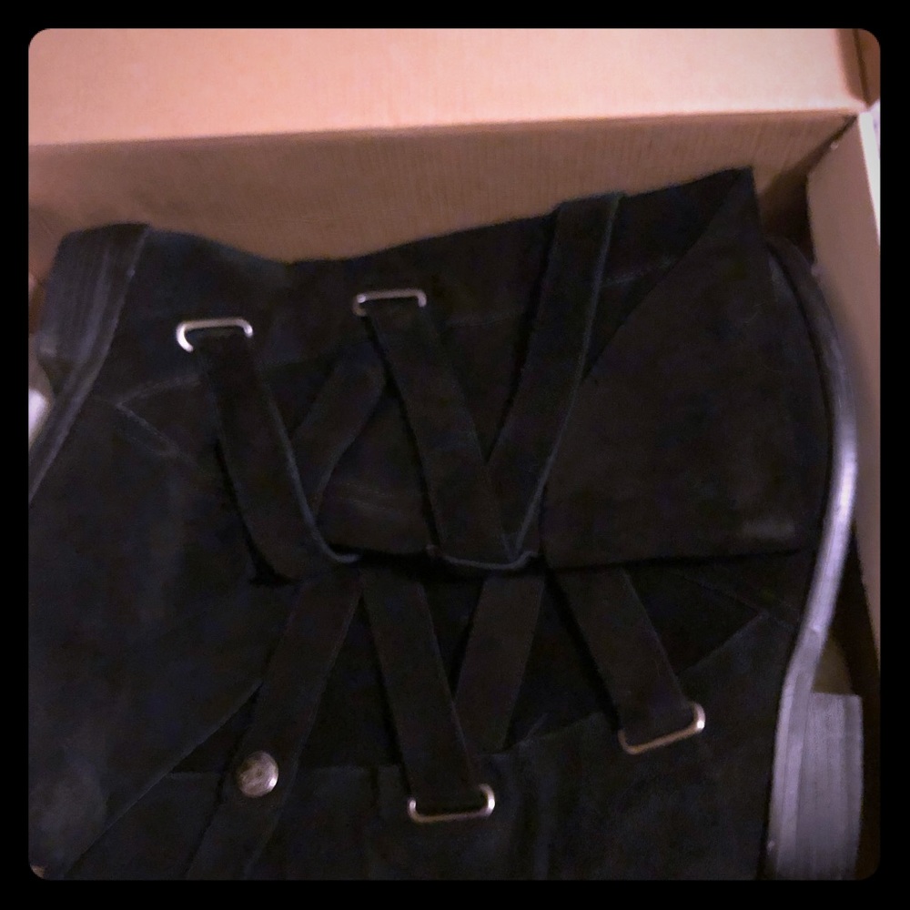 Suede is calf boots